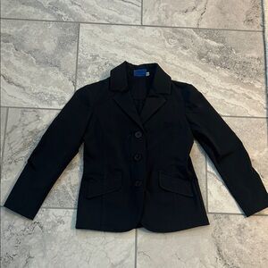 Girls Black Riding Show Blazer
